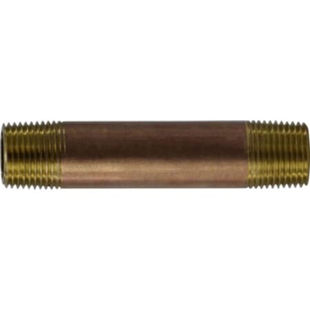 38 X 3 RED BRASS NIPPLE